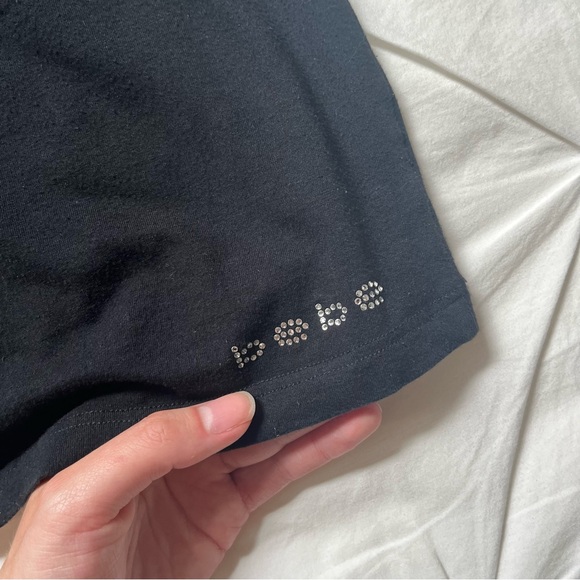 y2k Bebe V-Neck Henley Rhinestone Cami Tank - Picture 2 of 5